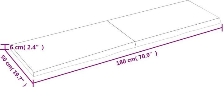 Immagine prodotto VidaXL Emerald (180 x 6 x 50 cm)
