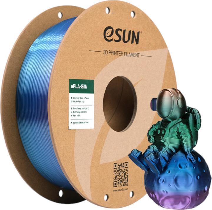 Produktbild eSUN EPLA-SILK 1,75mm UNIVERSE 1kg (PLA, 1.75 mm, 1000 g, Mehrfarbig)
