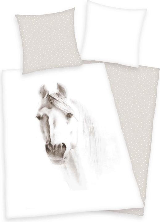Image du produit Herding Linge de lit cheval (135 x 200 cm, 80 x 80 cm)