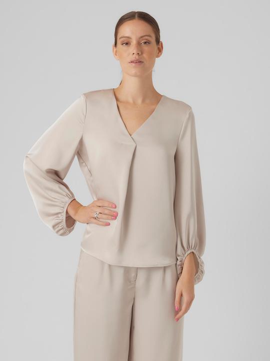 Produktbild Vero Moda Vmlovie L/S V-Neck Detail Top Wv Pop6 Ga Top (XS)