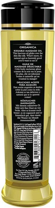 Actual product image Shunga Massage Öl Organica (240 ml)