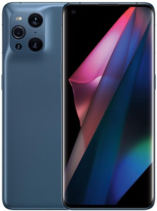 Actual product image OPPO Refreshed Find X3 Pro 256GB - Blue (256 GB, Blue, 6.70", 50 Mpx, Hybrid Dual SIM + eSIM, A / Like new)