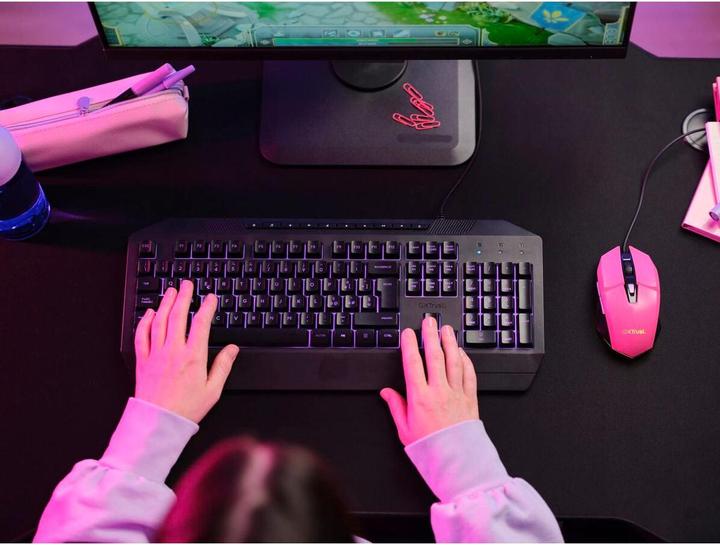 Produktbild Trust Gxt109p Felox Gaming Mouse Pink (Kabelgebunden)