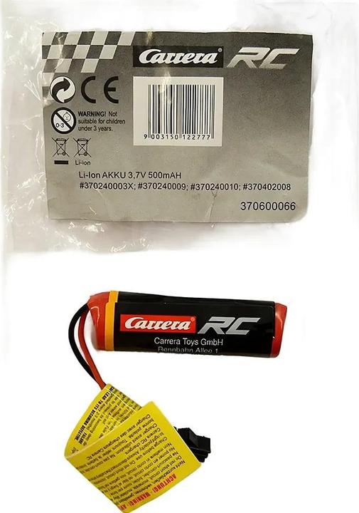 Carrera R/C LiFePO4 Accu 3.2V - 320 mAh (3.70 V, 500 mAh)