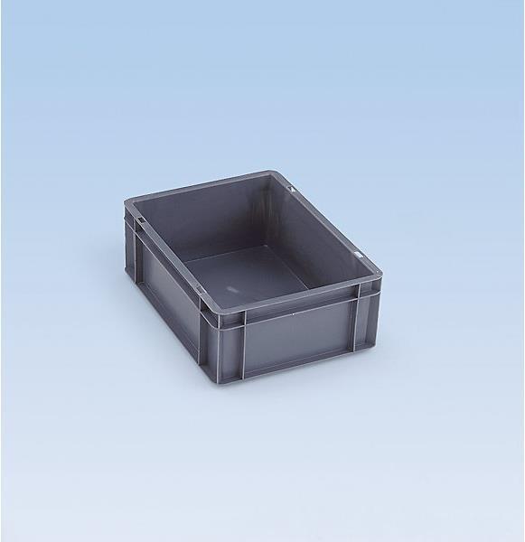 Actual product image kaiserkraft Euro format stacking containers, walls and bottom closed