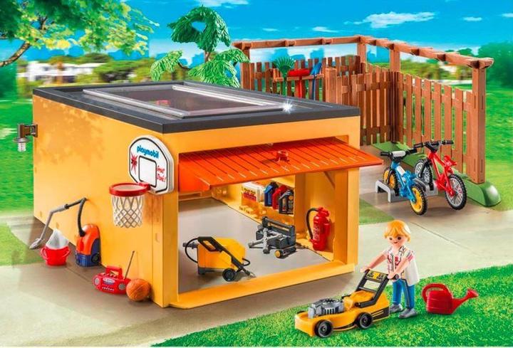 Produktbild Playmobil Garage mit Fahrradabstellplatz (9368, Playmobil City Life)
