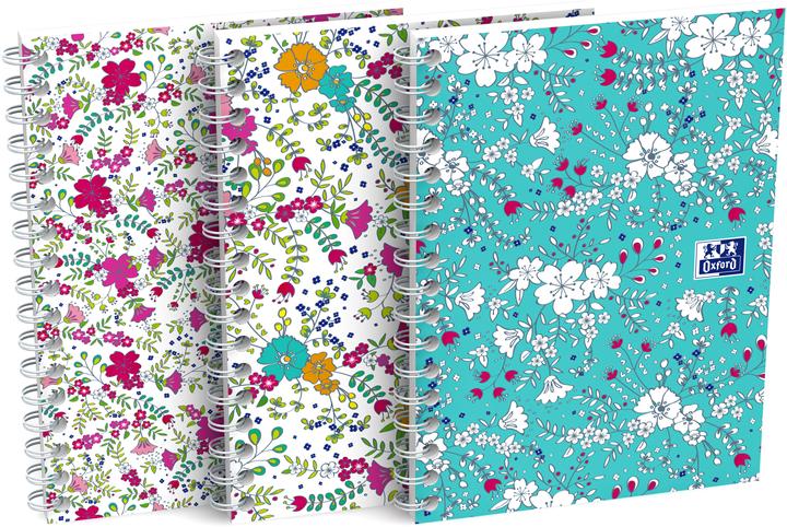 Image du produit Oxford FORME FLORAL - Bloc-notes (A6, Quadrillé)