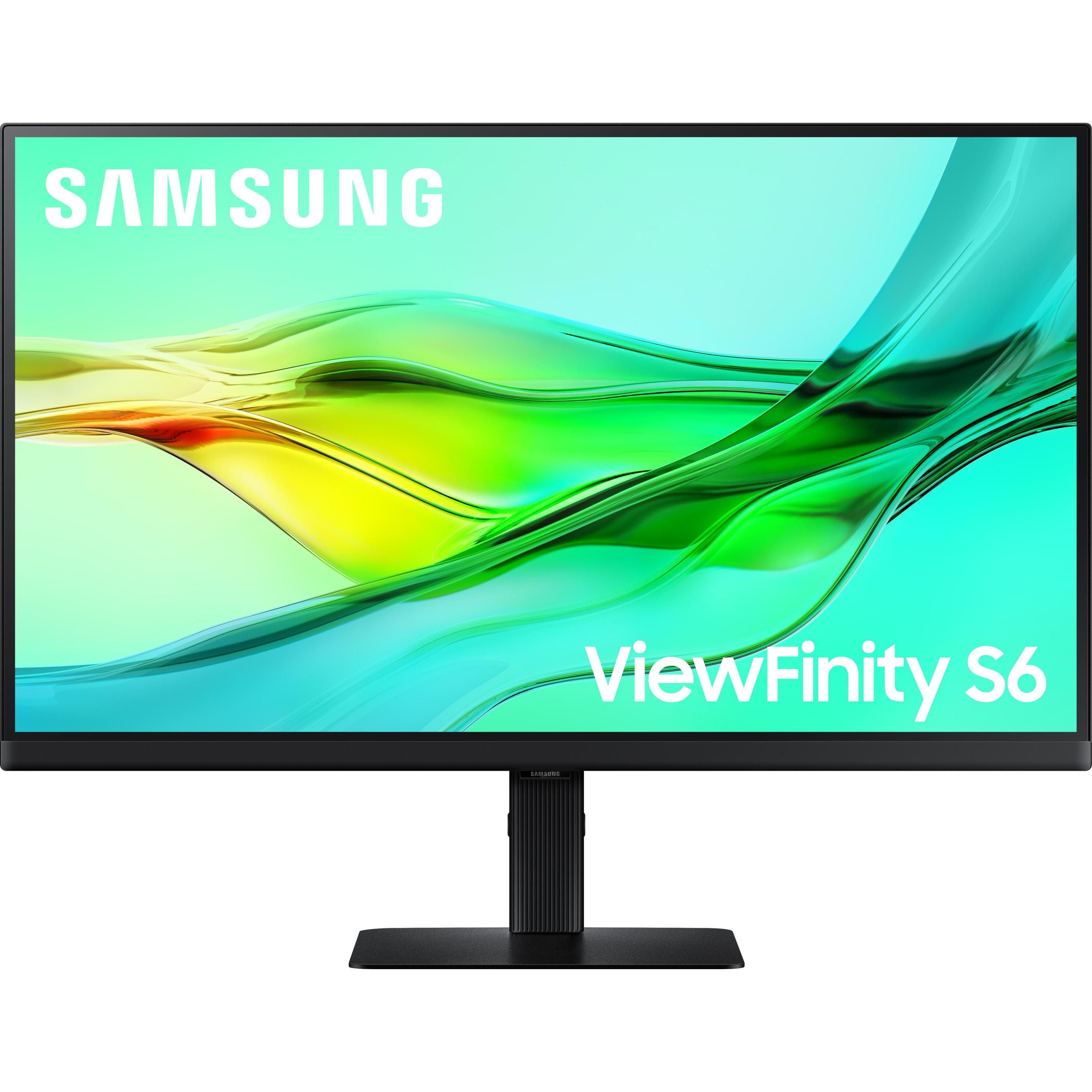 Samsung ViewFinity S6 - S60UD (2560 x 1440 Pixel, 27"), Monitor, Schwarz