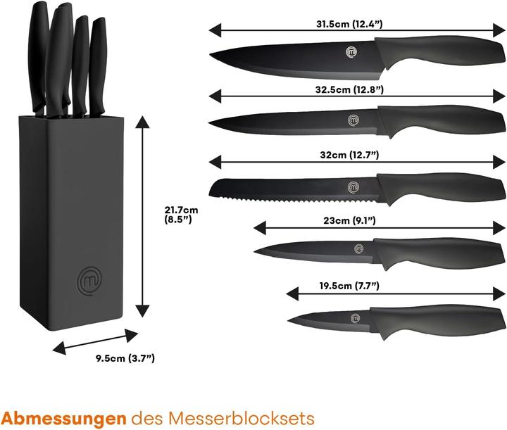 Produktbild Masterchef Küchenmesser Set