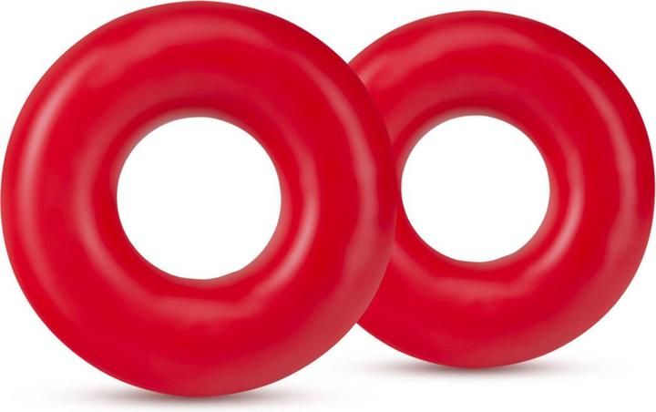 Blush Stay Hard Donut Rings Oversize Red (4.20 cm)