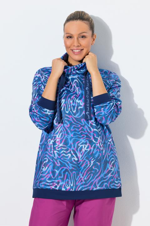 Produktbild Ulla Popken Sweatshirt, Stehkragen, Langarm, recycelt (60)