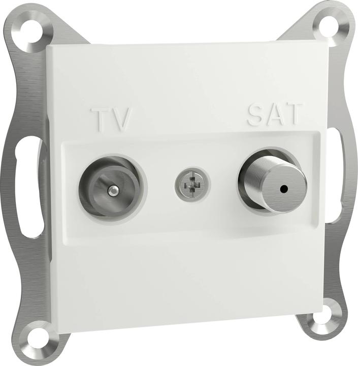 Schneider Electric TV-SAT Enddose Asfora Weiss (RAL 9003) EPH3470121D (Antennendose)