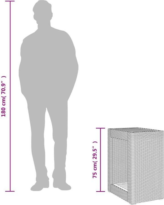 Image du produit vidaXL Table d'appoint de jardin
