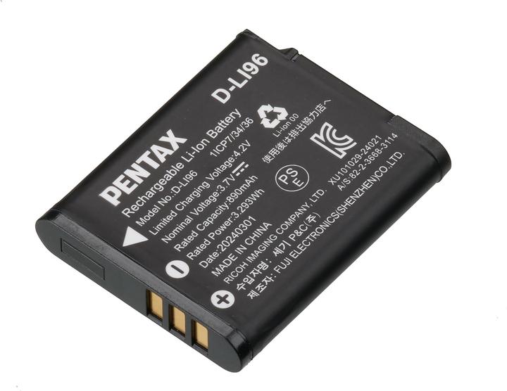 Image du produit Pentax Batterie Li-Ion D-LI96 pour WG-1000 (Batterie)