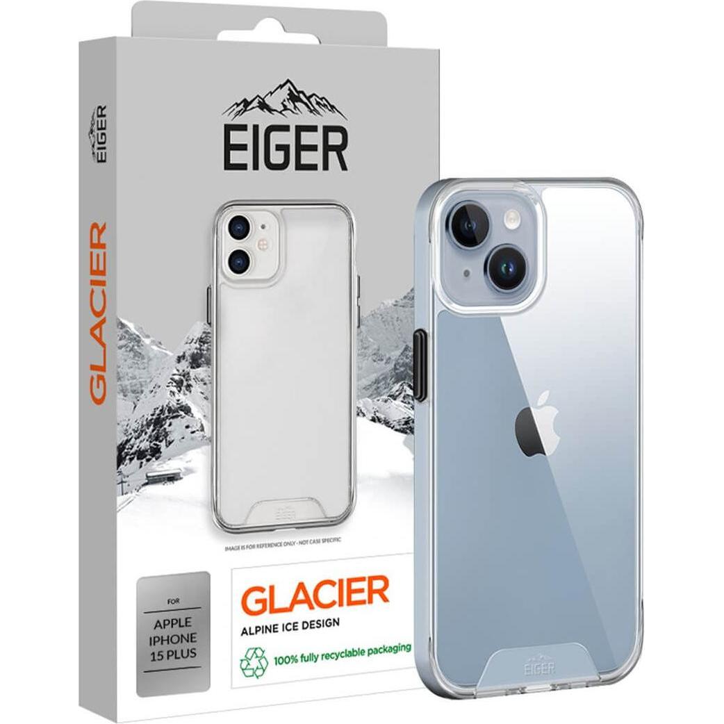 Eiger Glacier Case (Apple iPhone 15 Plus), Smartphone Hülle, Transparent