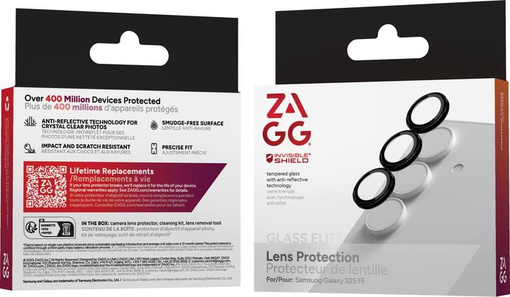 Produktbild Zagg Glass Elite (3 Stk., Samsung Galaxy S25 FE)