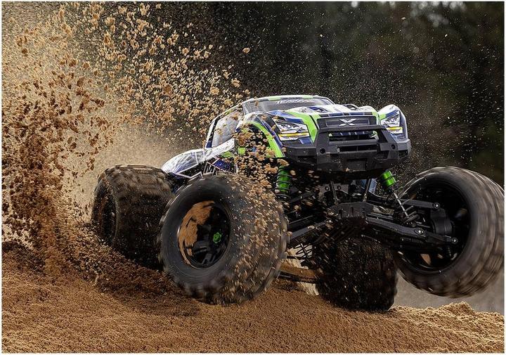 Actual product image Traxxas M.TRUCK X-MAXX 8S BELTED 4WD EP RTR GREEN TQi 2.4GHz BRUSHLESS WITHOUT charger and WITHOUT battery (RTR Ready-to-Run)
