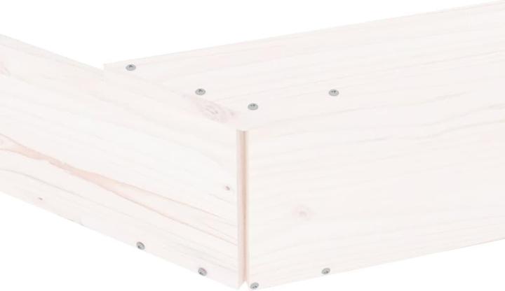 Actual product image vidaXL Sandkasten mit Sitzen Achteck Massivholz Kiefer,Material