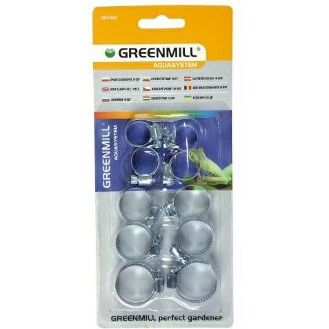 Greenmill Klemmbänder 10 PCs Für Schläuche 1/2 & quot, 5/8 & quot, 3/4 & quot (5904842721244)