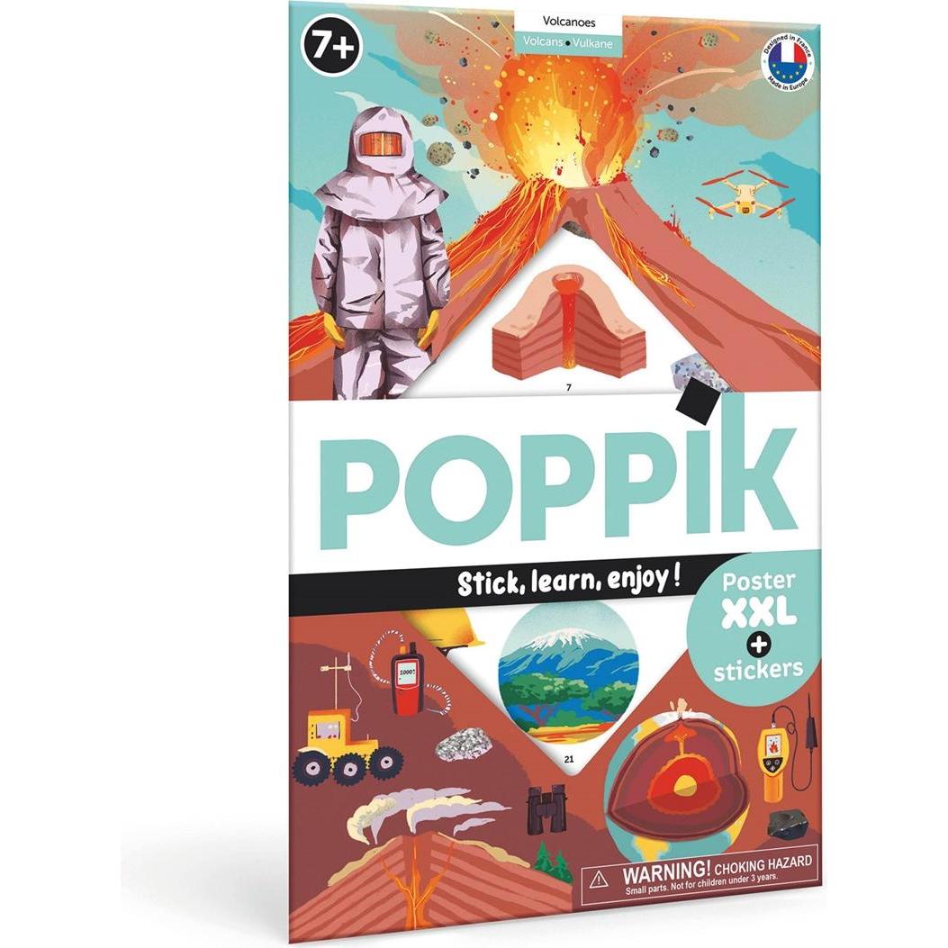Thumbnail - Poppik, Sticker, Sticker Lernposter Vulkane