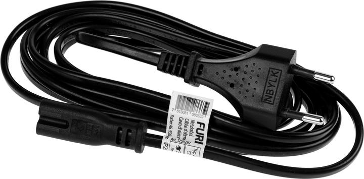 Actual product image Furber Mains cable C7-T26 3.0 m Black (3 m)