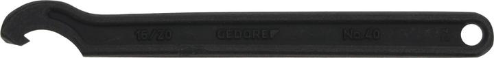 Actual product image Gedore 40 16-20 Hook spanner, DIN 1810 form A, 16-20 mm (16 mm, 20 mm)