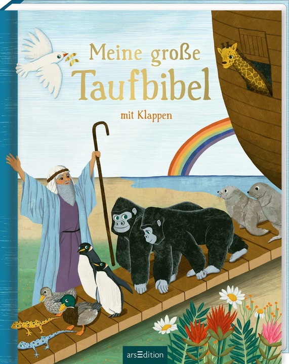 Produktbild Meine grosse Taufbibel mit Klappen (Deutsch, Barbara Bartos-Höppner, Hanako Clulow, 2024)