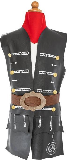 Immagine prodotto Great Pretenders Gilet e cintura da pirata Skully 4-6 (104, 110, 116, 104, 110, 116, 104, 110, 116)