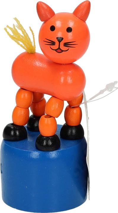 Image du produit Magni Animaux en bois à presser D4x10cm assortis 6 fois