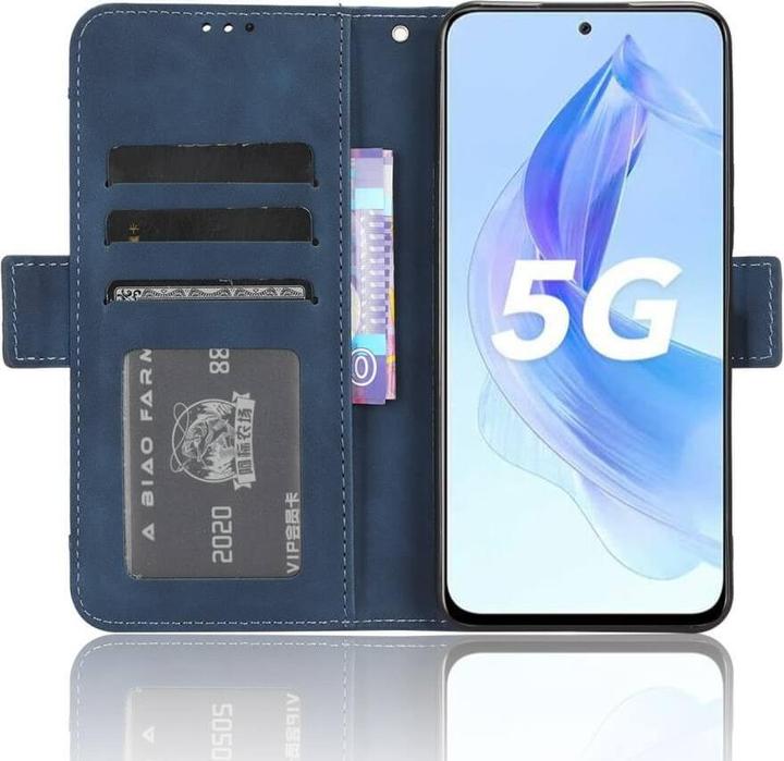 Image du produit Cover-Discount Honor 90 Lite - Etui avec de nombreuses poches pour cartes bleu (Honor 90 Lite)