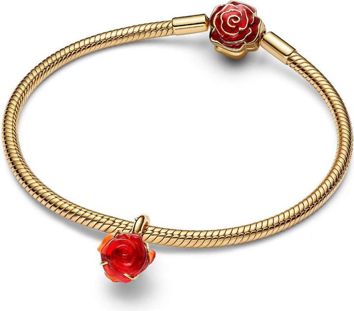 Produktbild Pandora Disney Die Schöne und das Biest Verzauberte Rose Charm-Anhänger (Metal Com)