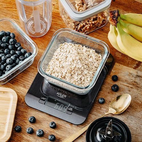 Actual product image Adler Kitchen scales Kitchen Scale | AD 3183b | Graduation 1 g | Black