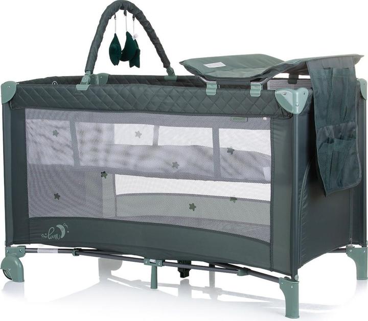 Produktbild Chipolino Reisebett Luna 2 Ebenen (120 x 60 cm)
