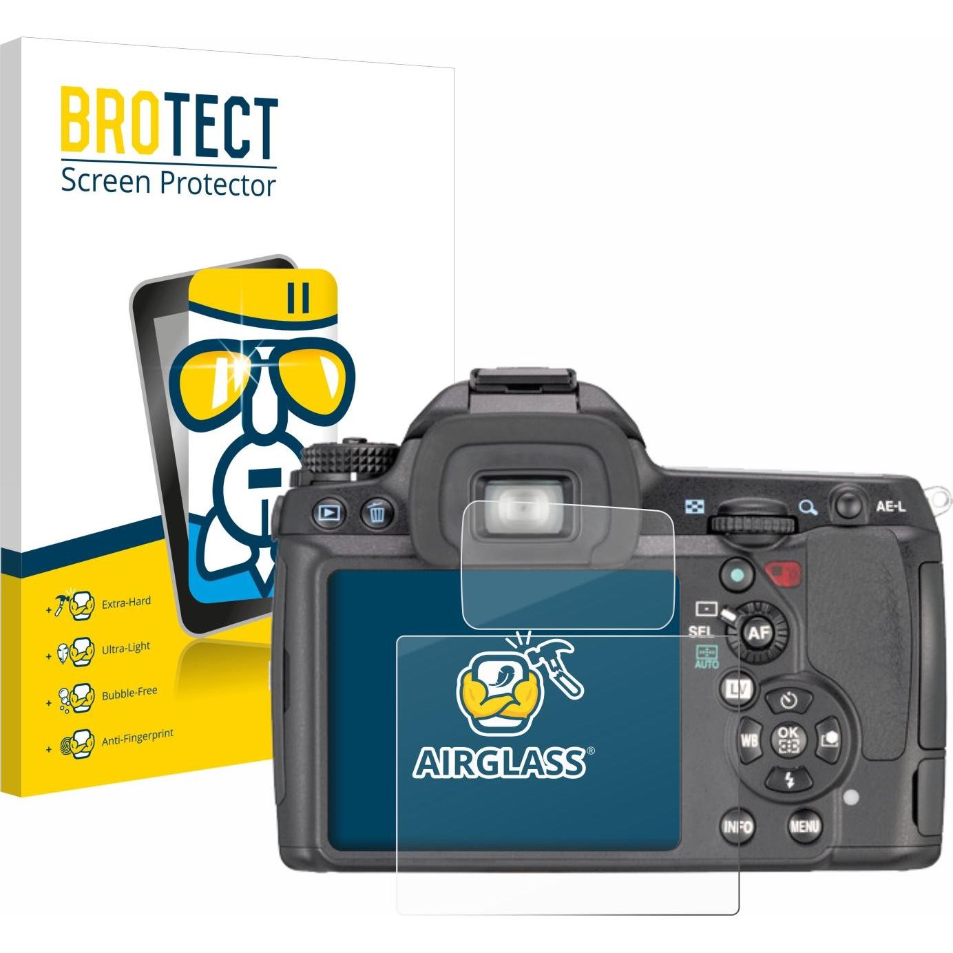 Thumbnail - BROTECT AirGlass Panzerglasfolie (Displayschutz, K-7), Kameraschutz, Transparent