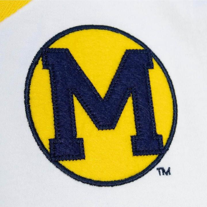 Actual product image Mitchell & Ness Practice Day Jersey - University of Michigan (L)