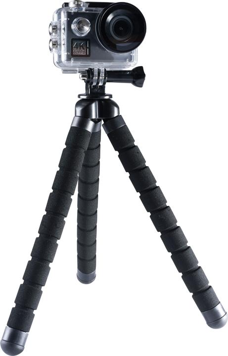 Produktbild Vivanco Flexibles Stativ fuer Smartphones und Aktion Cams, schwarz