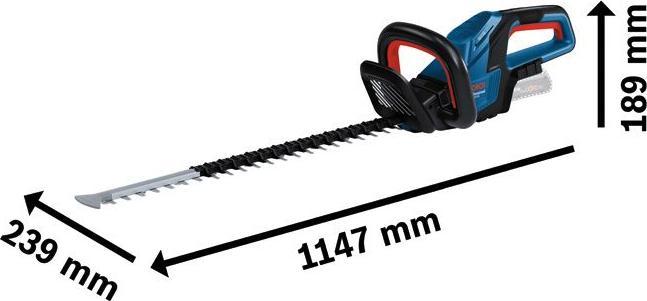 Produktbild Bosch Professional GHE 18V-60 Professional (Akkubetrieb)
