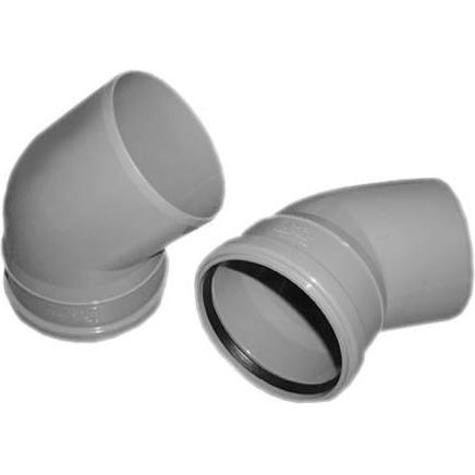 Wavin, Zubehör Sanitärinstallation, Internal drainage elbow Optima, d110, 45 °