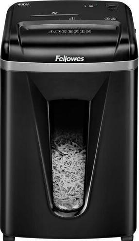 Produktbild Fellowes Powershred 450M - Kreuzschreddern - 22 cm - 2 x 12 mm - 22 l - Tasten - 4 Rad/Rä (Microschnitt)