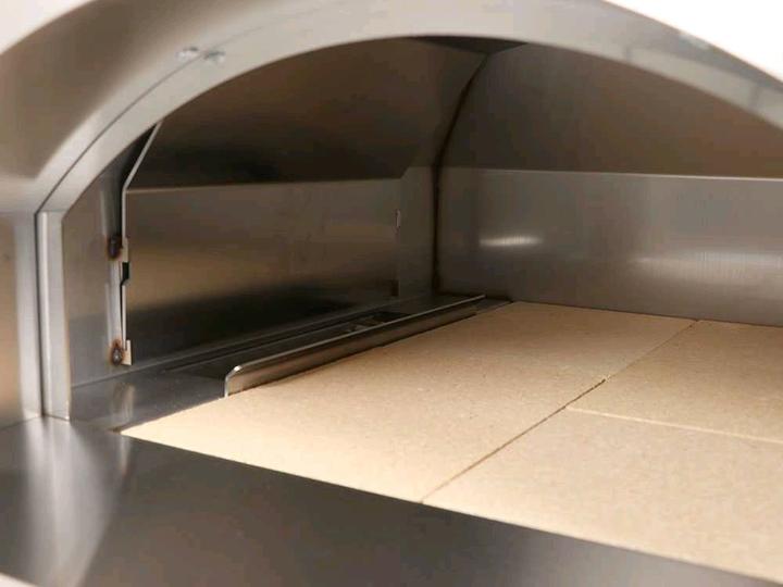 Immagine prodotto Seven Italy Stufa a gas da esterno Persefone con carrello antracite (Forno per pizza a gas)