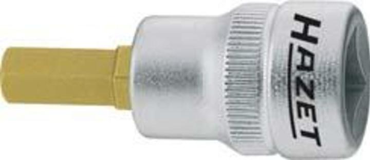 Actual product image HAZET Screwdriver socket 8801K-4 ∙ Square, hollow 10 mm (3/8 inch) ∙ Inside hexagon profile ∙ 4 mm (4 mm)