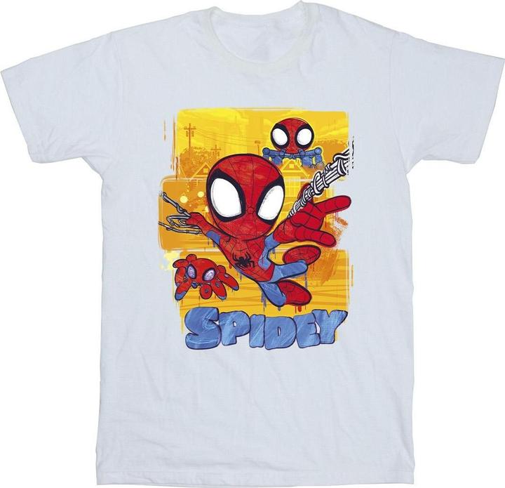 Immagine prodotto Spidey And His Amazing Friends Flying Maglietta Uomo (4XL)