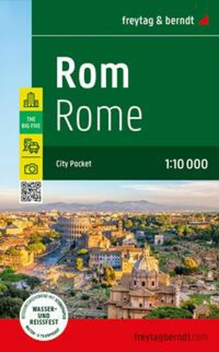 Immagine prodotto Roma, Mappa della città 1:10.000, freytag & berndt