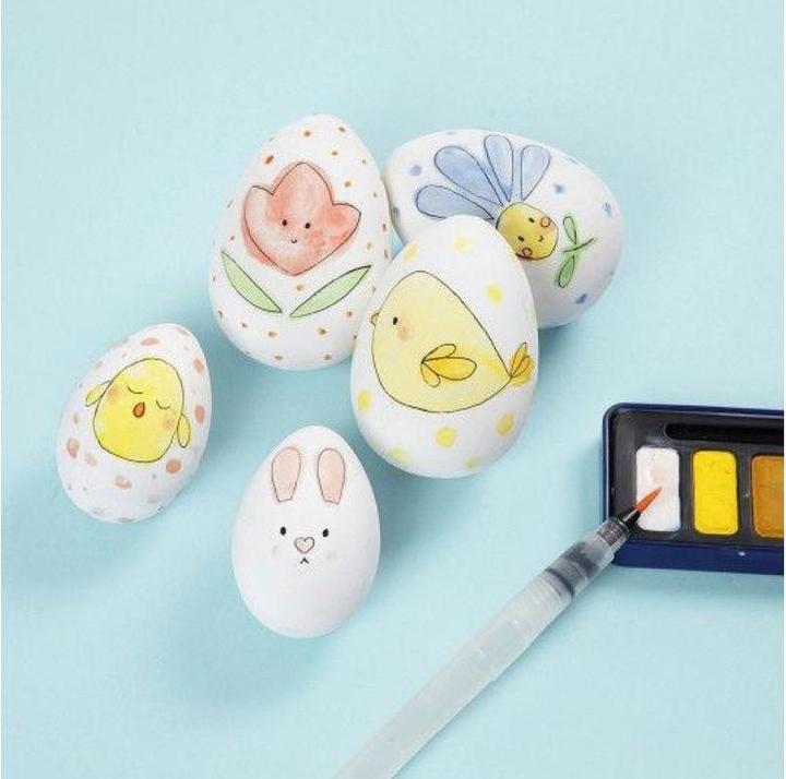Actual product image Creativ Company Plastic Eggs (12 x, 6 x 6 x 6 cm)