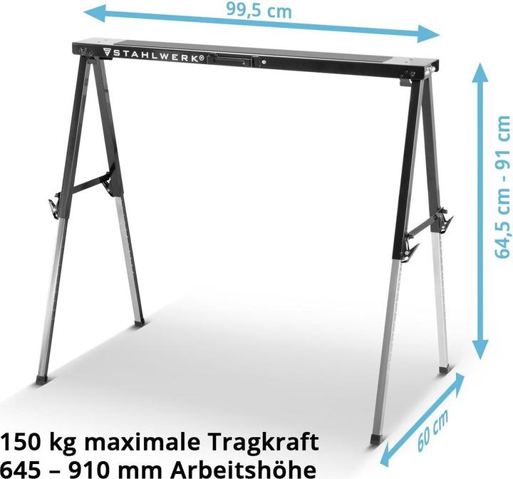 Produktbild Stahlwerk Sägebock (99.50 cm, 50 cm)