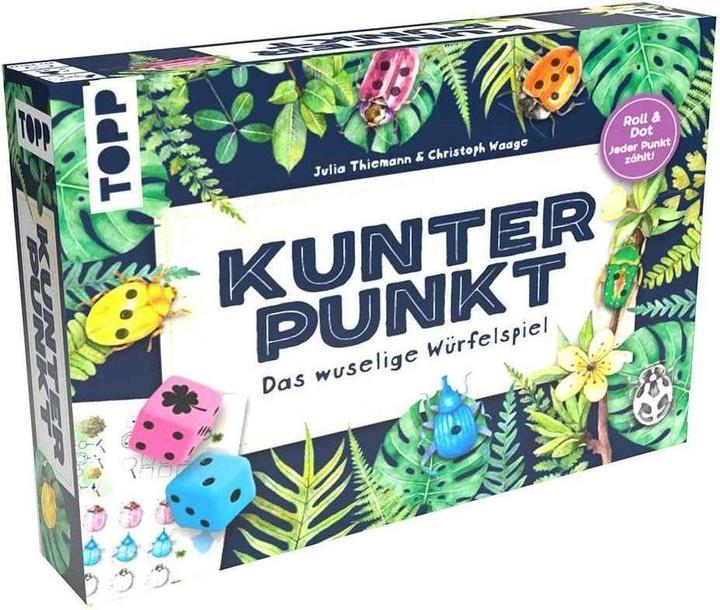 Kunterpunkt – Das wuselige Würfelspiel. Roll & Write-Spiel für Kenner und Käfer-Fans – für 1-6 (German, Julia Thiemann, 2022)