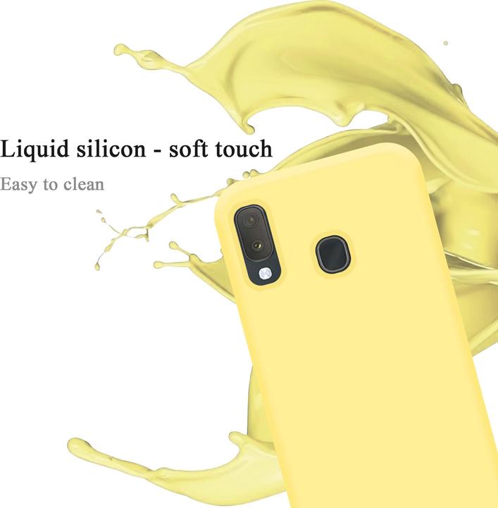 Productafbeelding Cadorabo TPU Liquid Silicone Case Cover (Samsung Galaxy A20e)