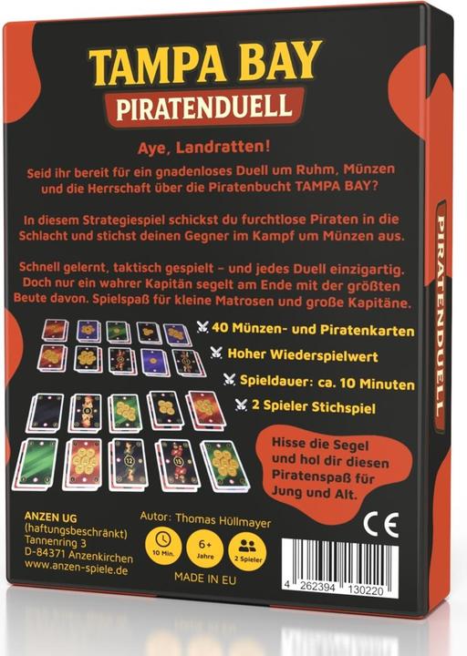 Produktbild Anzen Spiele Tampa Bay - Piratenduell (Deutsch, 2 Spieler)