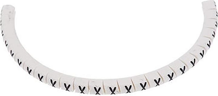 Produktbild HellermannTyton Kabelmarkierer 2,25-5,0mm "X" weiss (248 mm, 250 Stk.)