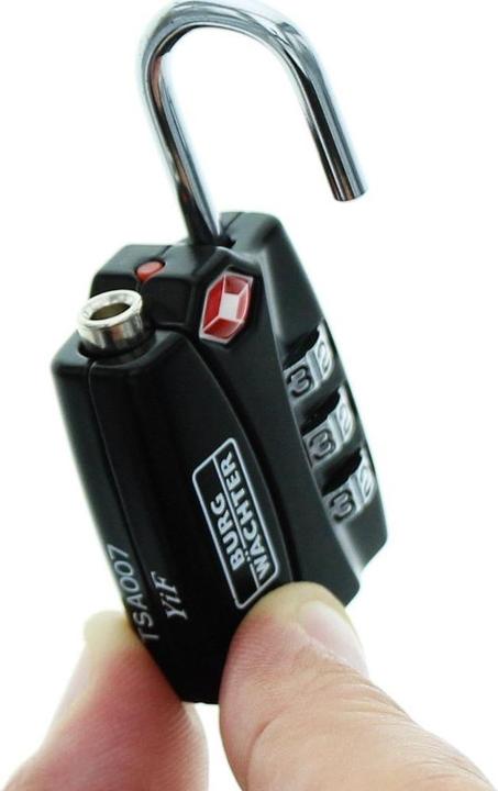 Actual product image Burg Wächter Combination padlock TSA 78 30 SB
